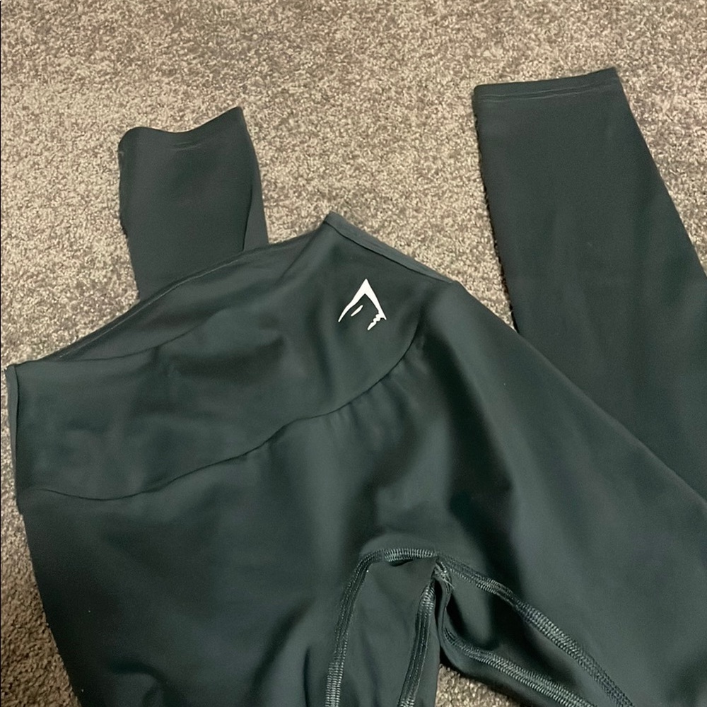 Gymshark green training Leggings XS like new